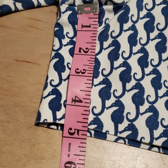 LADIES J CREW SZ 4 SEAHORSE PRINT SHORTS - Picture 8 of 13